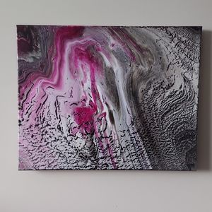 Pride Collection 2022 "I" Original Paint Pour Painting